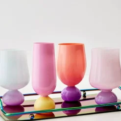 Aden Cocktail Glass Pink