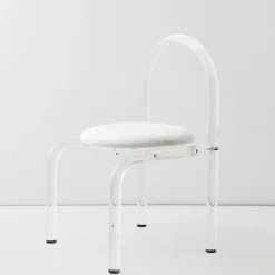 Arch Lucite Accent Chair White