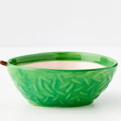 Avocado Ceramic Bowl Green