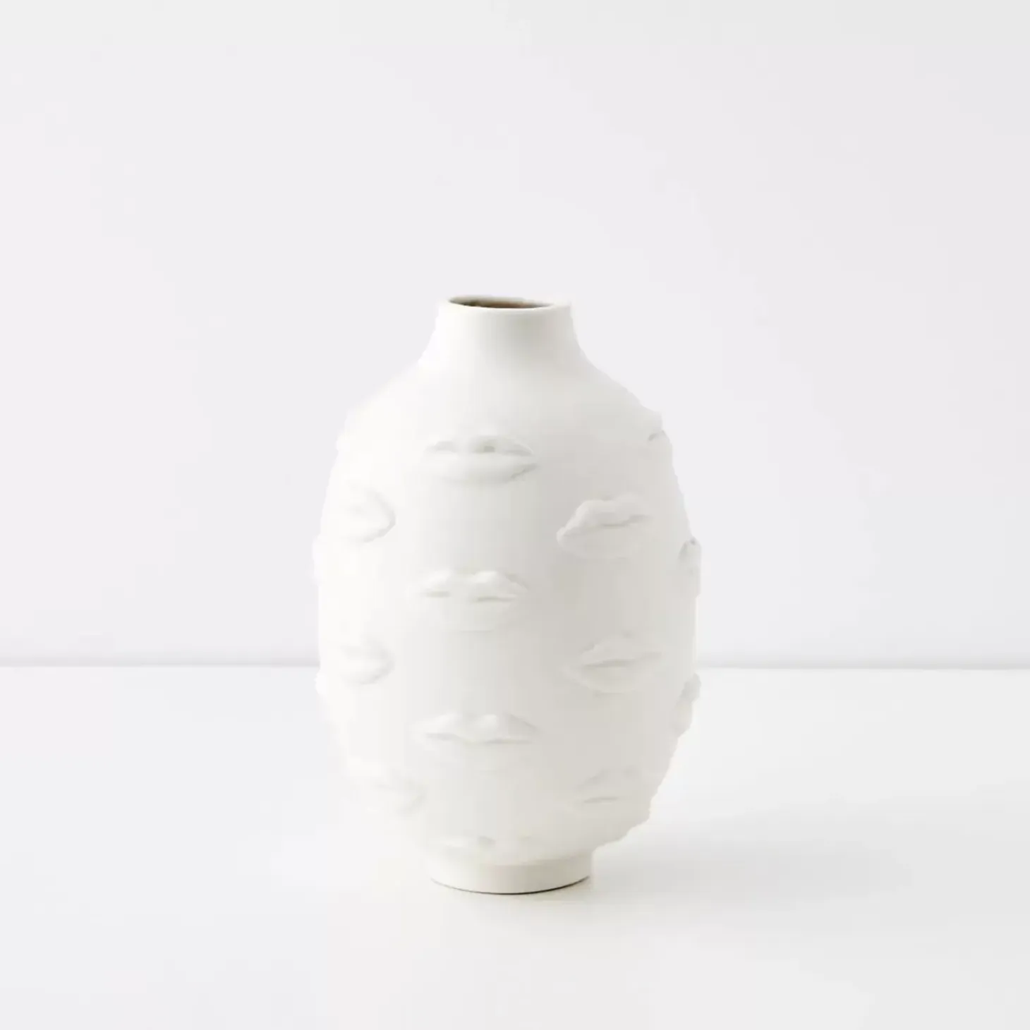 Baci Ceramic Vase White