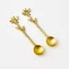 Bee Mine Brass Dessert Tea Spoon Set