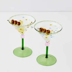 Bijoux Martini Cocktail Glass Set