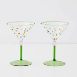 Bijoux Martini Cocktail Glass Set