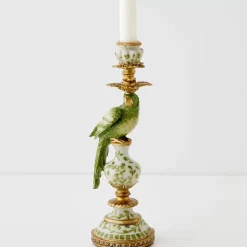 Birds Of Paradise Resin Candle Holder