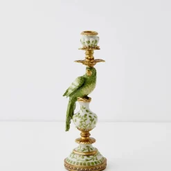 Birds Of Paradise Resin Candle Holder