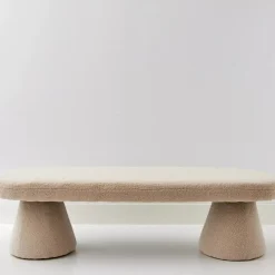 Boucle Bench Seat Cream