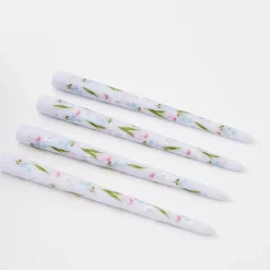 Bouquet Soy Taper Candle 4 Pack Lilac