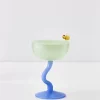 Bumble Cocktail Glass Green/Blue