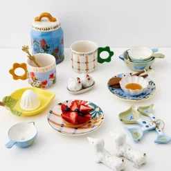 Chickadee Ceramic Measuring Cups