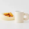Cloud Ceramic Mug Set Yellow