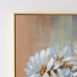Daisy Garden Framed Canvas Oil Painting