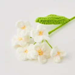 Daisy Hand Knitted Crochet Flower White