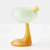 Droplet Cocktail Glass Green