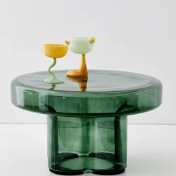 Droplet Cocktail Glass Green