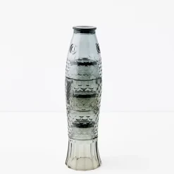 Fish Stackable Glass Set Of 4 Grey