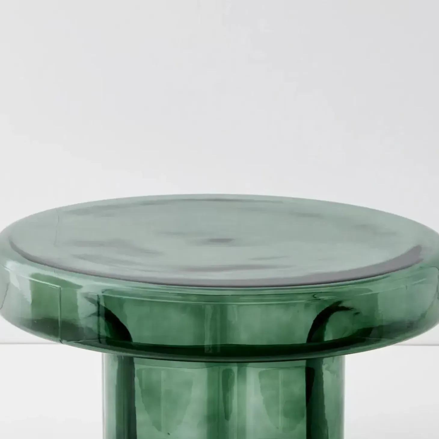 Glass Coffee Table Green