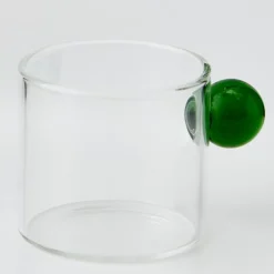 Glass Espresso Coffee Cup Green