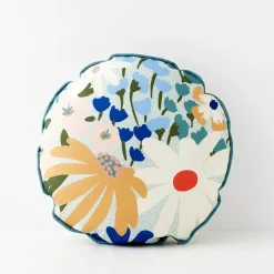 In Bloom Alfresco Cushion With Insert Blue