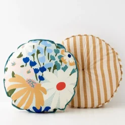 In Bloom Alfresco Cushion With Insert Blue