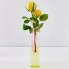 Kaleidoscope Ombre Acrylic Vase Yellow/Pink