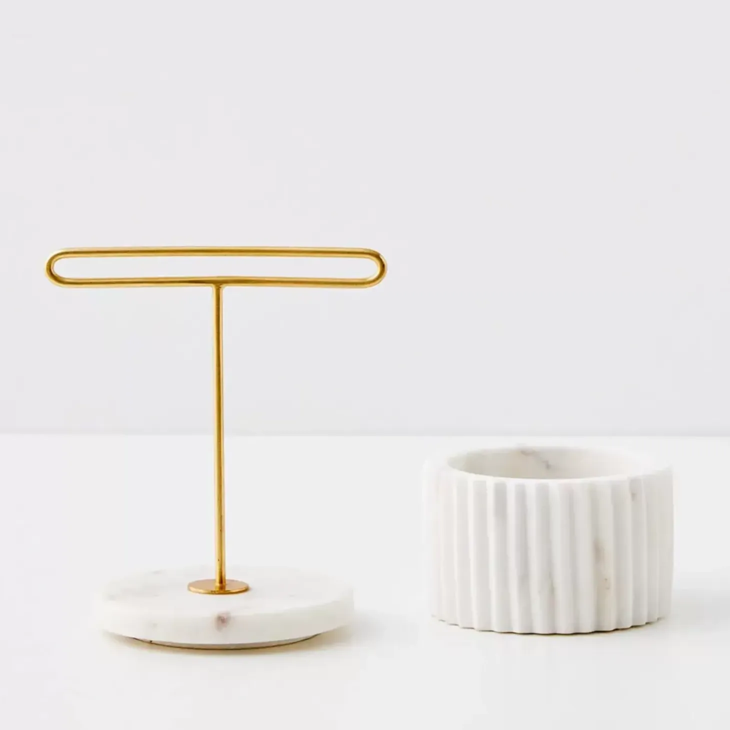 Keepsake 2 Piece Marble Jewellery Stand