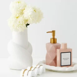 Knot Ceramic Vase White