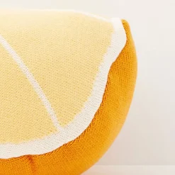 Lemon Yellow Cotton Cushion