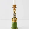 Leon Leopard Resin Candle Holder