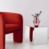 Mirror Cube Acrylic Side Table
