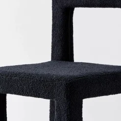 Nordic Accent Chair Boucle Black