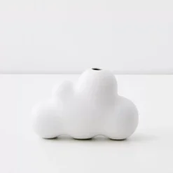On Cloud Nine Ceramic Vase White