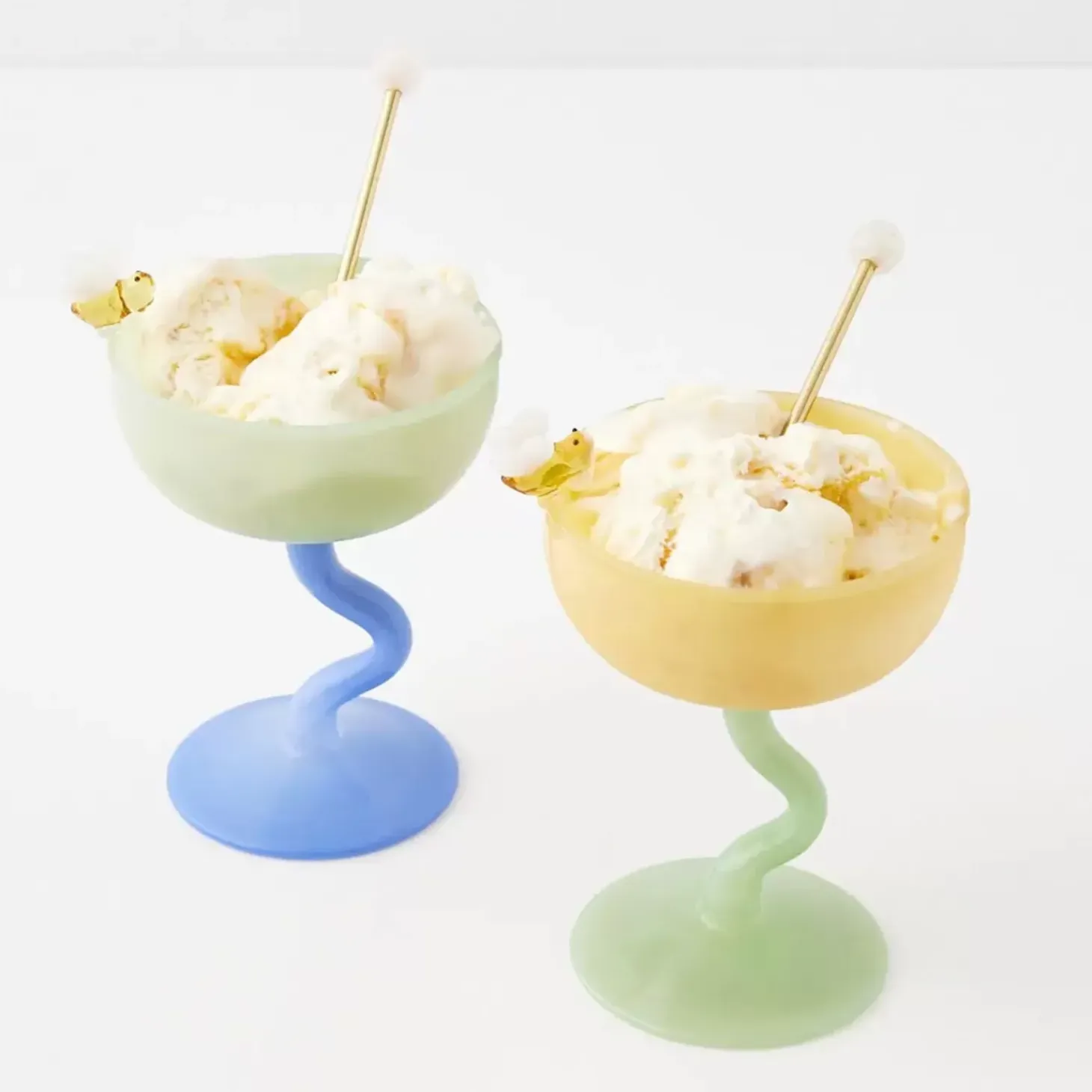 Quartz Brass Dessert Tea Spoon Set