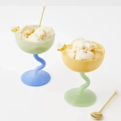 Quartz Brass Dessert Tea Spoon Set