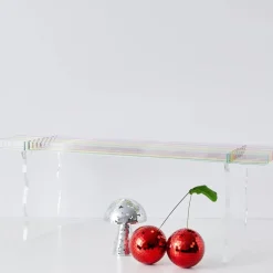 Rainbow Acrylic Side Bench Seat