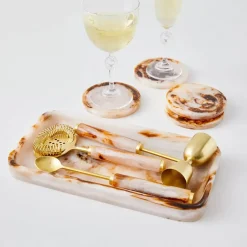 Resin Coasters 4 Pack Tortoiseshell