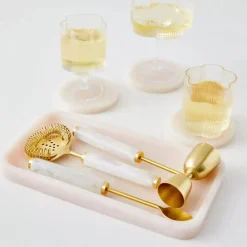 Ribbed Flower Champagne Glass