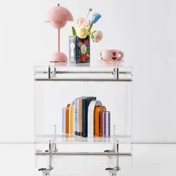 Secret Garden Ceramic Book Vase Navy