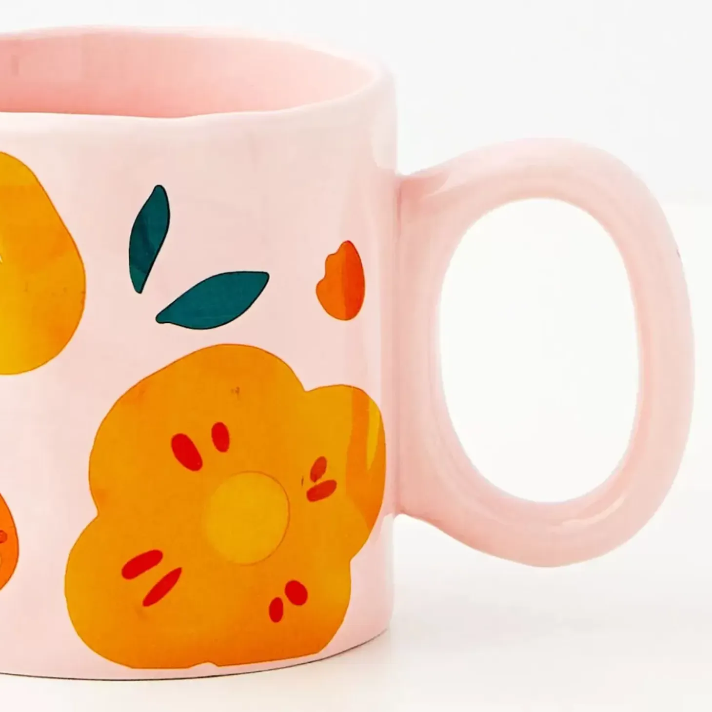 Springtime Ceramic Mug Pink