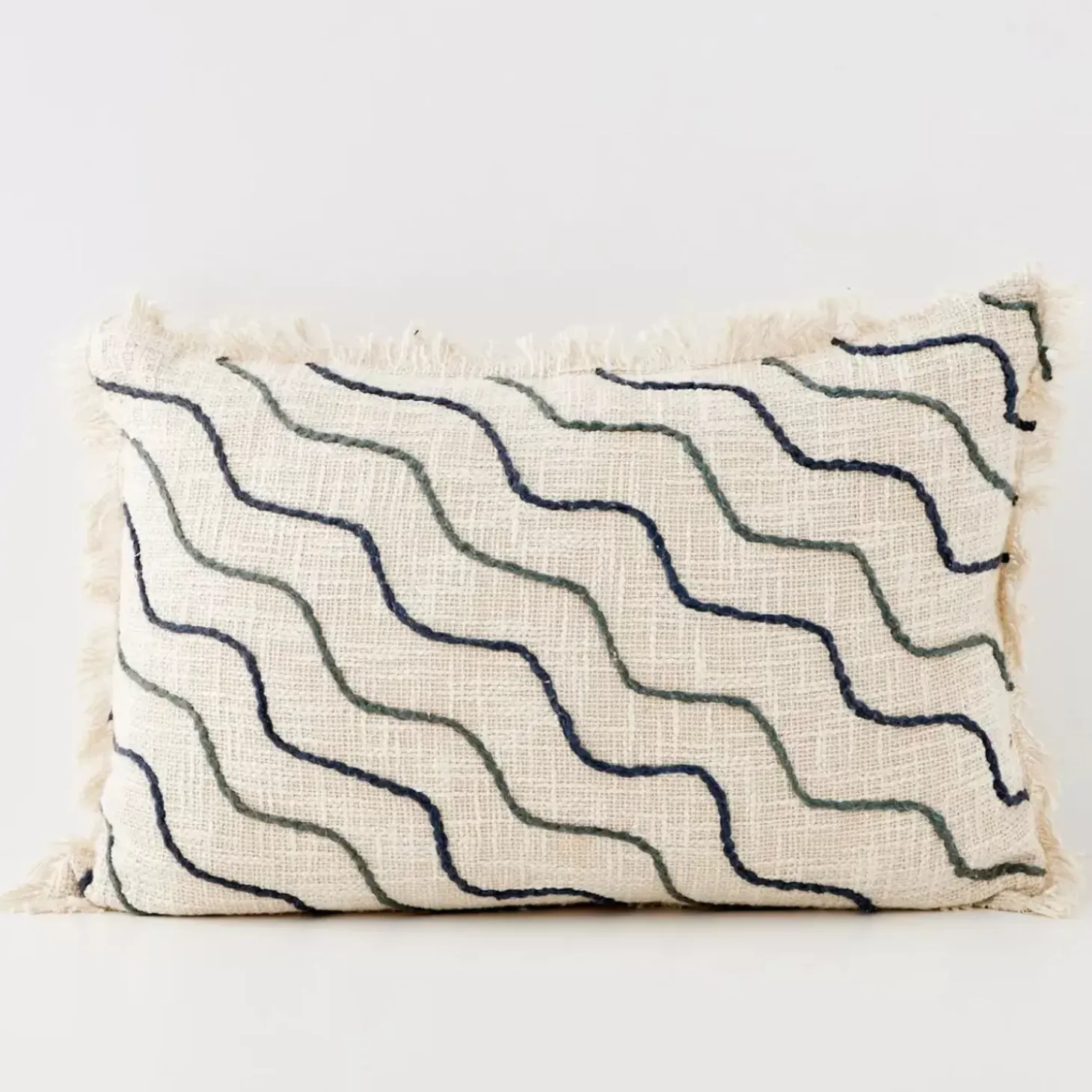 Waves Cotton Cushion With Insert