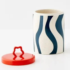Whorl Kitchen Ceramic Canister Tall
