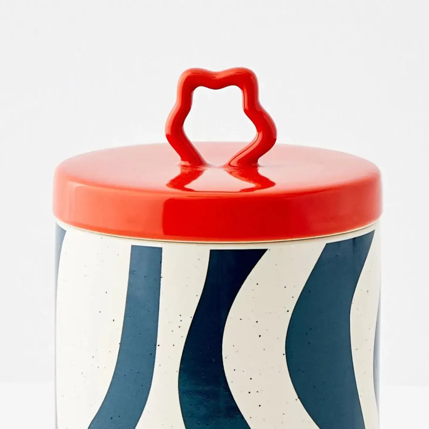 Whorl Kitchen Ceramic Canister Tall